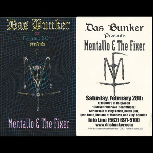 Mentallo And The Fixer - Live At Das Bunker (2018)