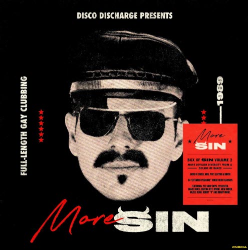VA - Disco Discharge Presents More Sin: Box Of Sin 2 (Full-Length Gay Clubbing 1980-1989) (2025) [5CD]