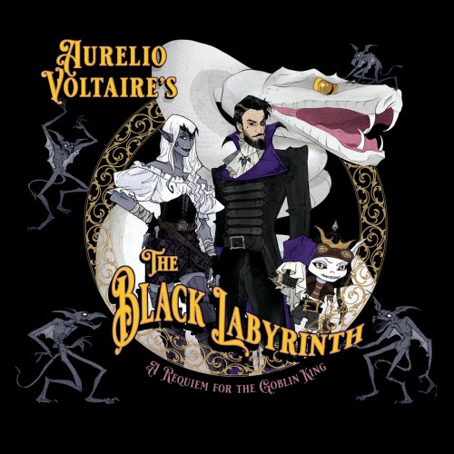 Aurelio Voltaire - The Black Labyrinth / A Requiem For The Goblin King (2022) [2CD]