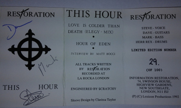 Restoration - This Hour (1992) [EP]