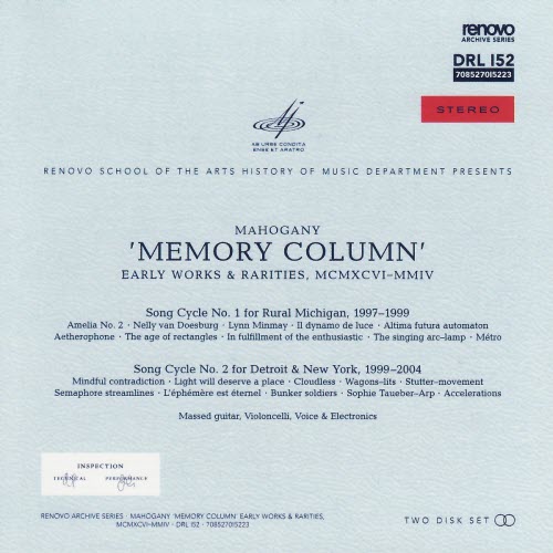 Mahogany - Memory Column, Early Works & Rarities (2005) [2CD]