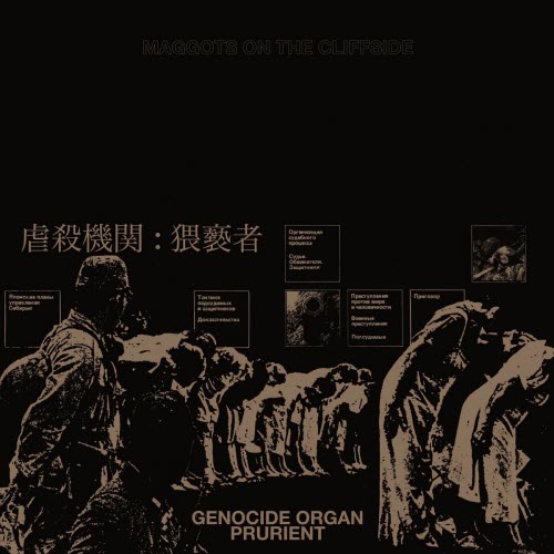 Genocide Organ & Prurient - Maggots On The Cliffside (2025)